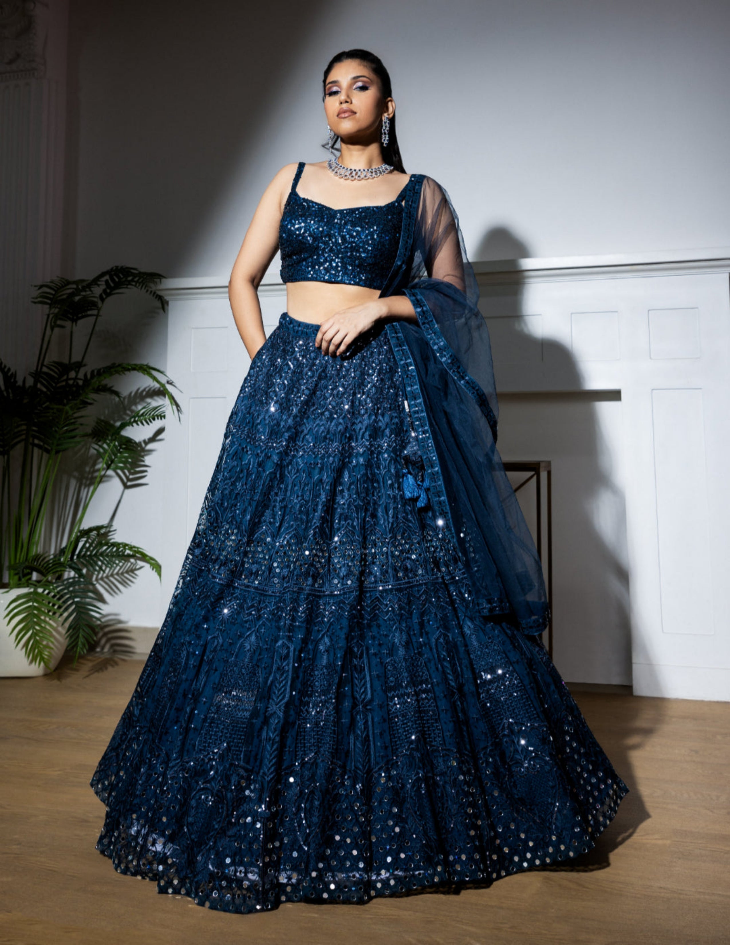 Jharokha Embroidered Lehenga
