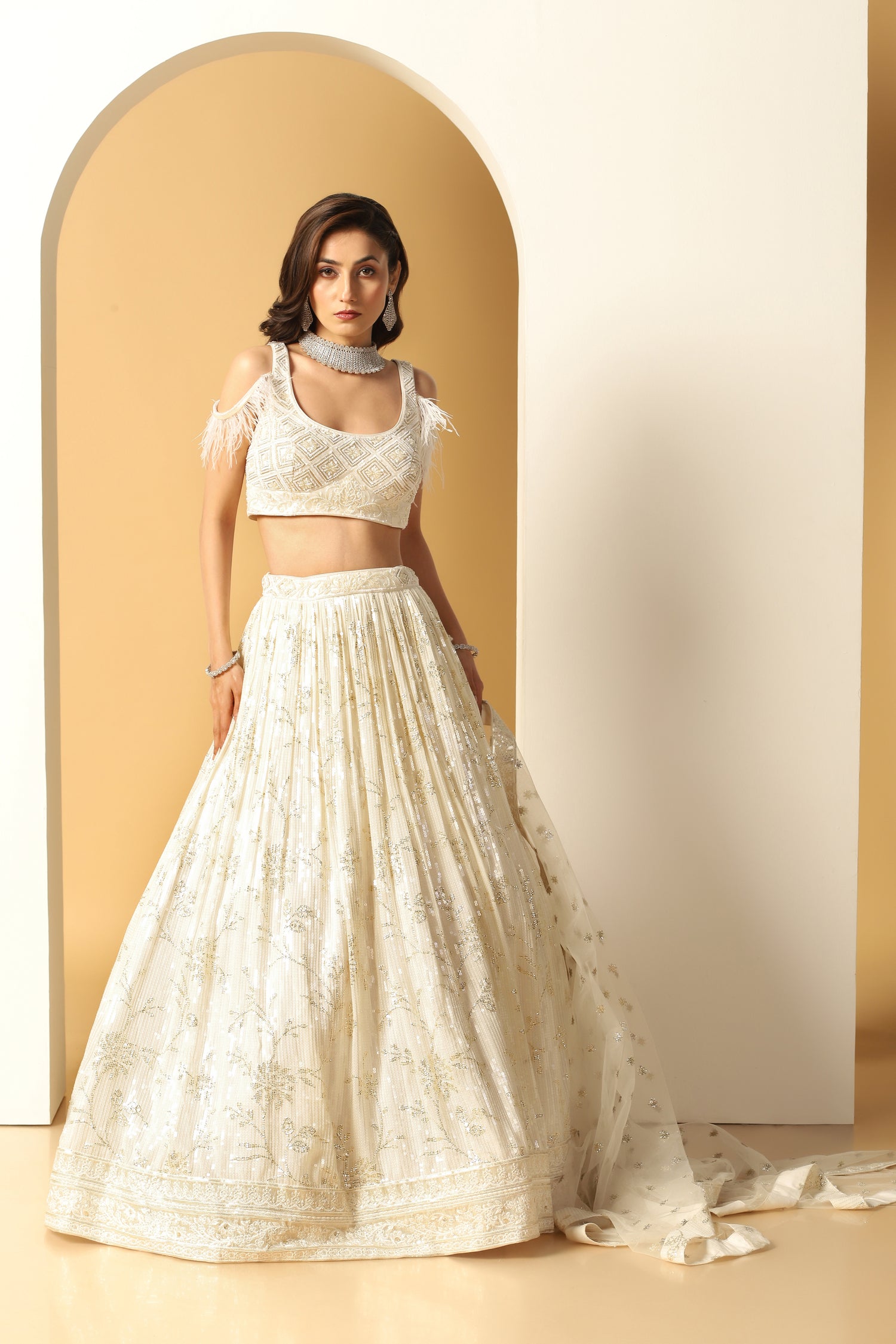 Sequin Work Lehenga
