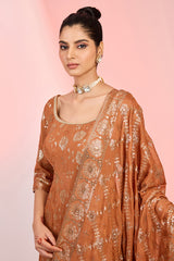 Floral Jaal Embroidered Kurta Sharara – Festive Indian Outfit