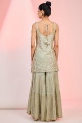 Traditional Sequin Sharara Suit – Ethnic Party Wear