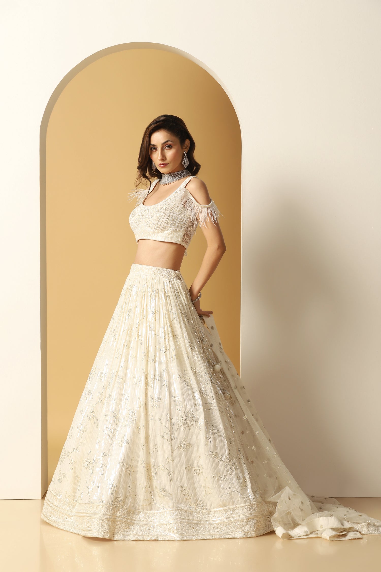 Sequin Work Lehenga