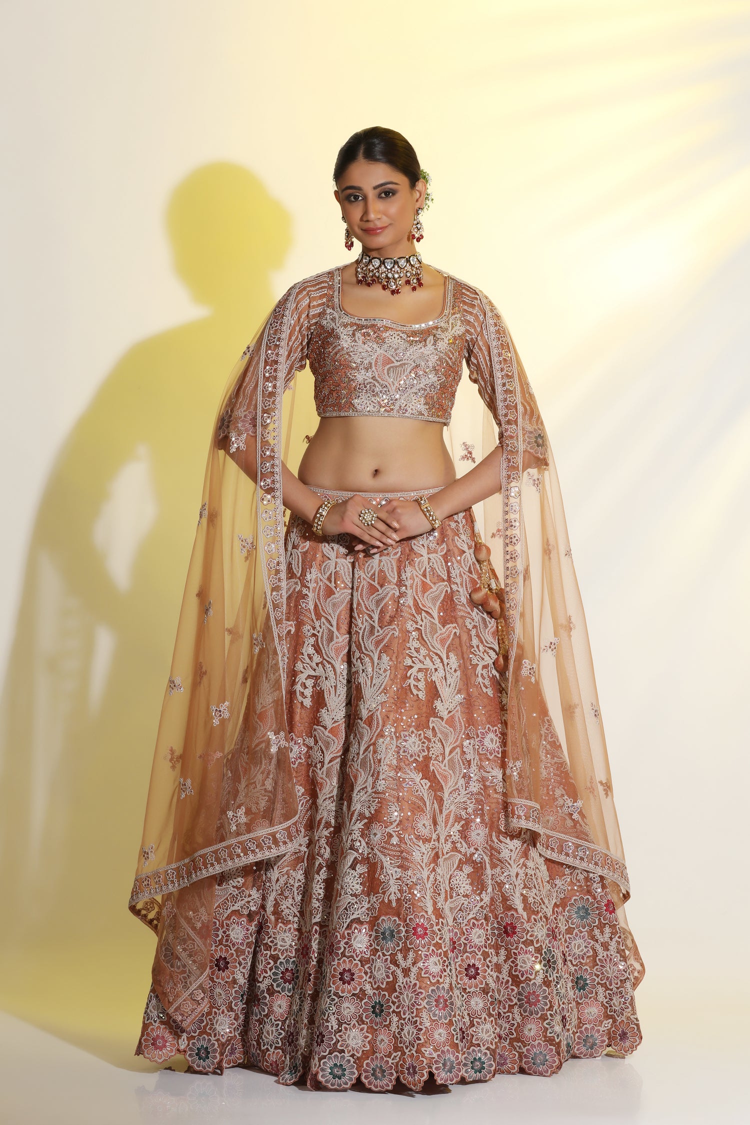 Hand Embellished Lehenga Blouse