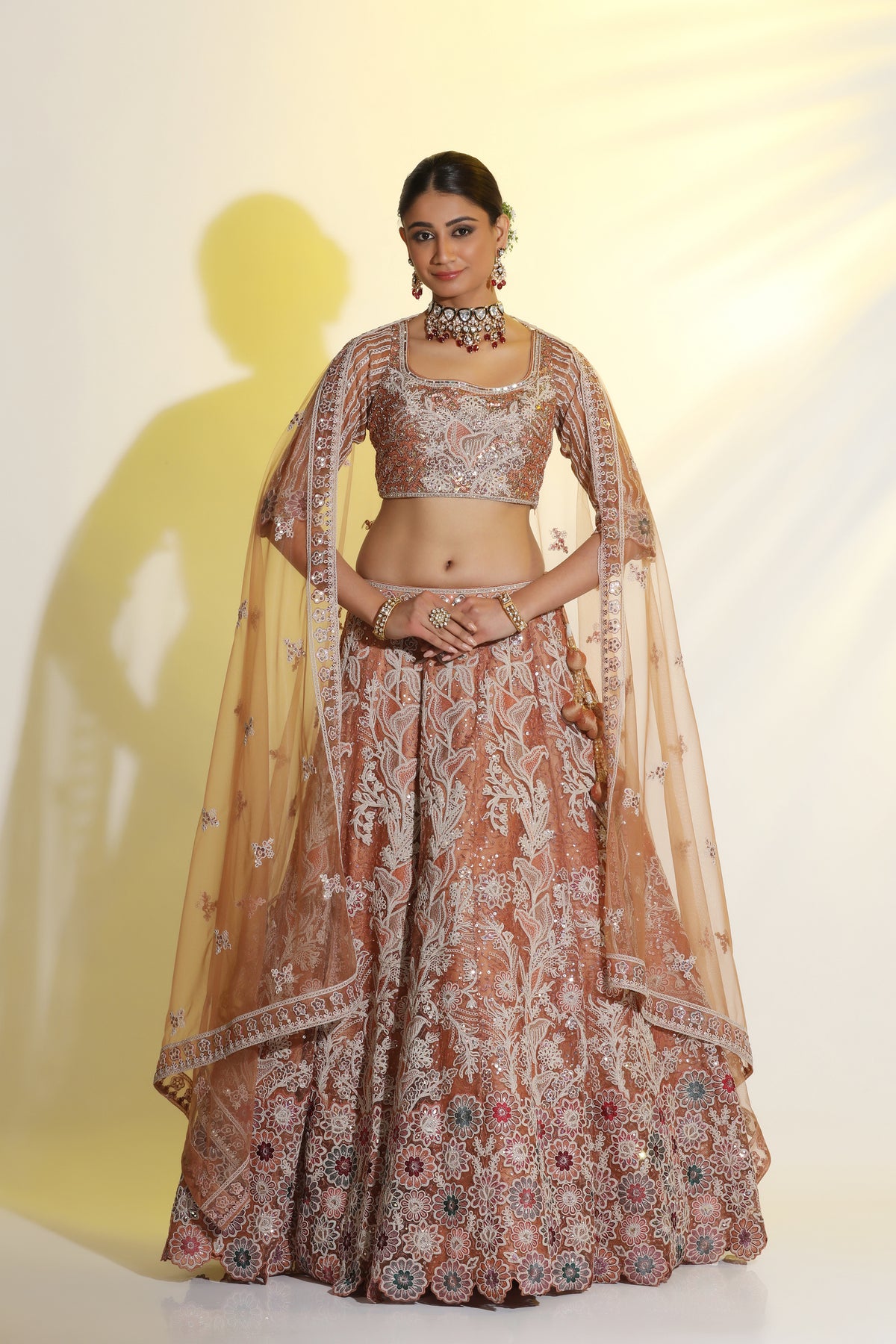 Hand Embellished Lehenga Blouse