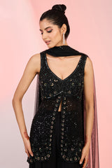 Rainbow Cutdana Glitter Kurti for Party Look